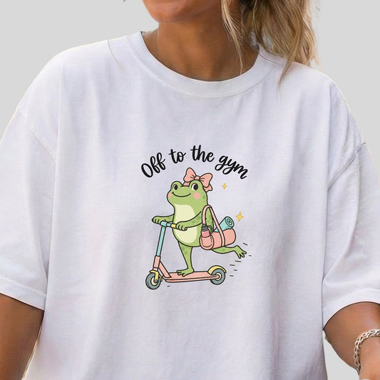 Frog Off to the Gym Premium Tee