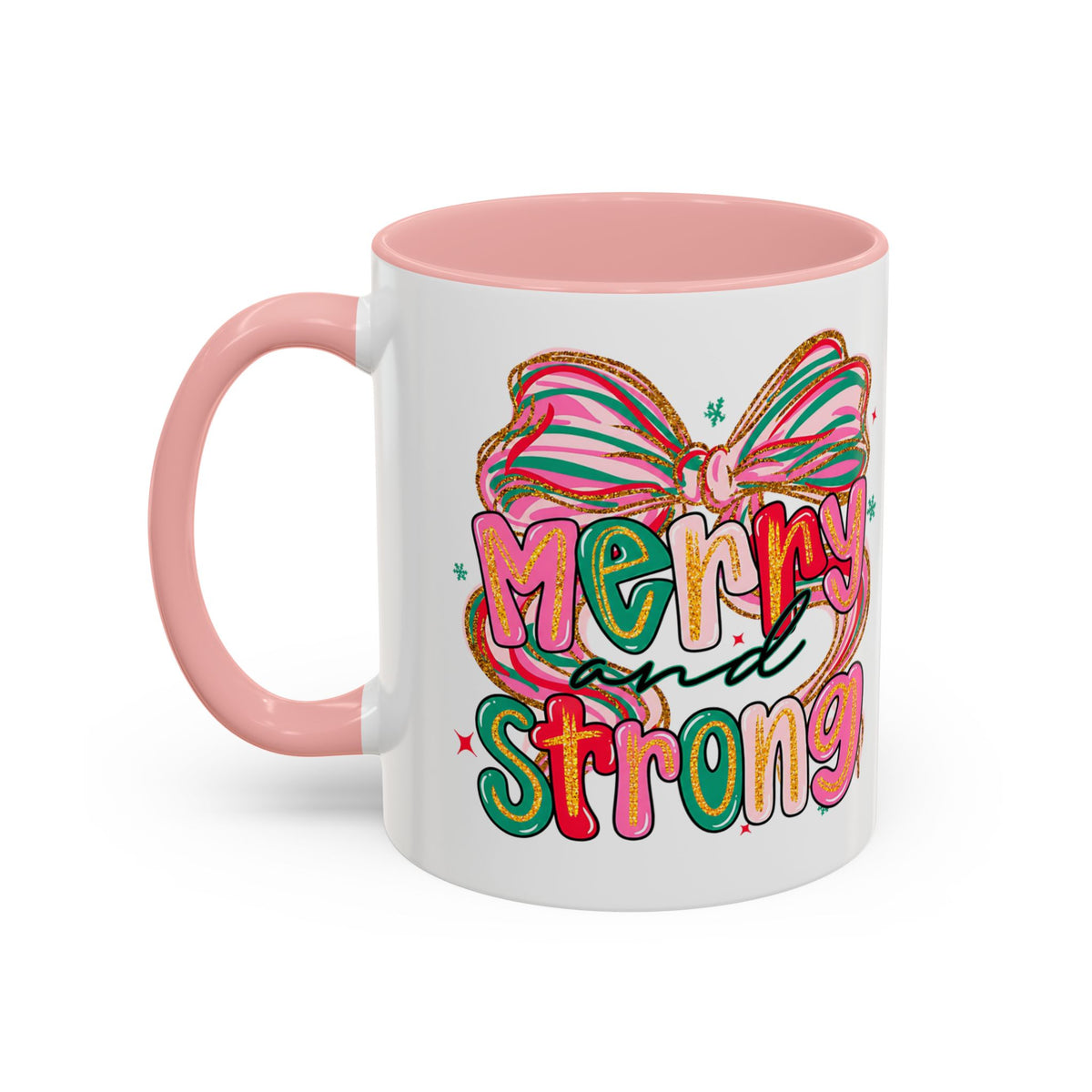 Merry and Strong Christmas Gym Mug