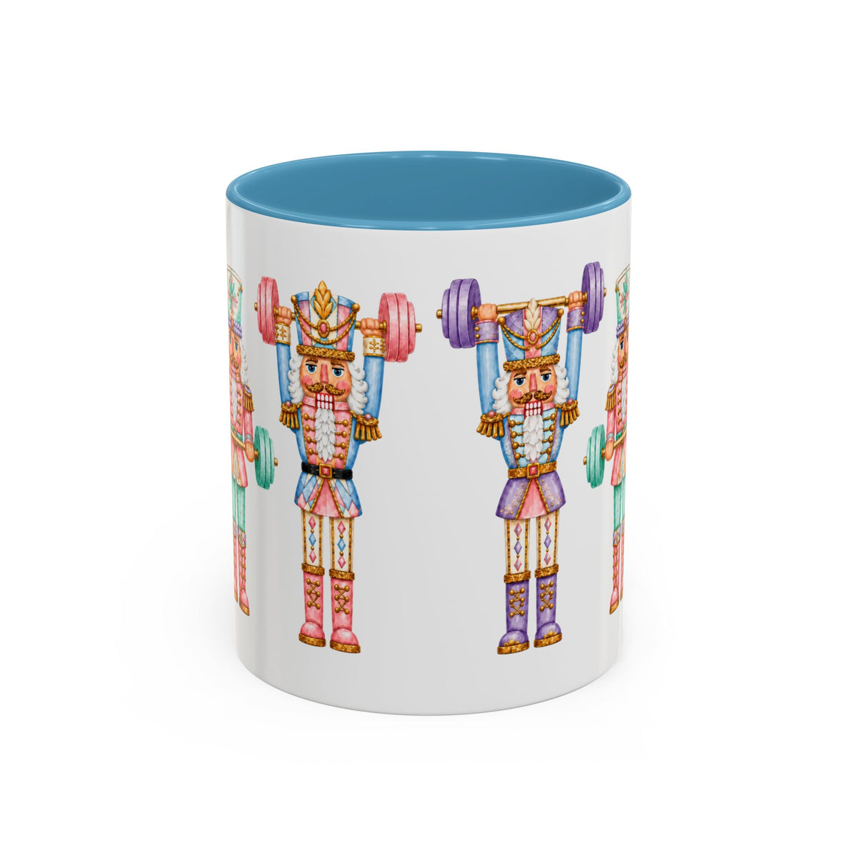 Nutcracker Christmas Weightlifting Mug