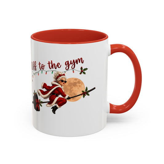 Off to the Gym Christmas Mug