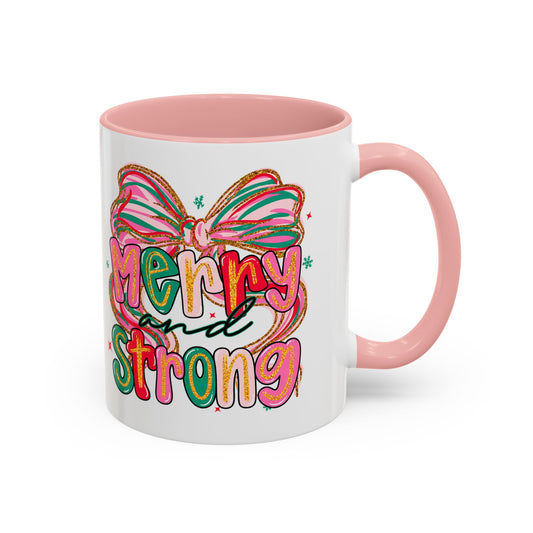 Merry and Strong Christmas Gym Mug