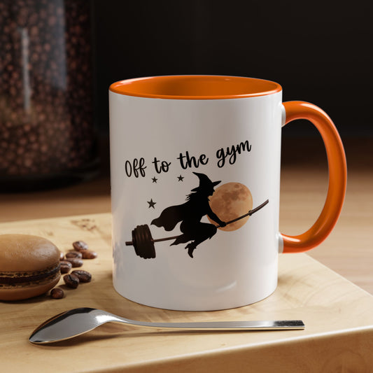 Off to the Gym Two Tone Mug