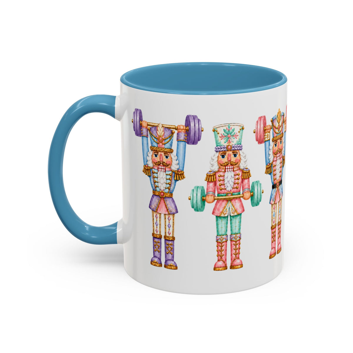 Nutcracker Christmas Weightlifting Mug