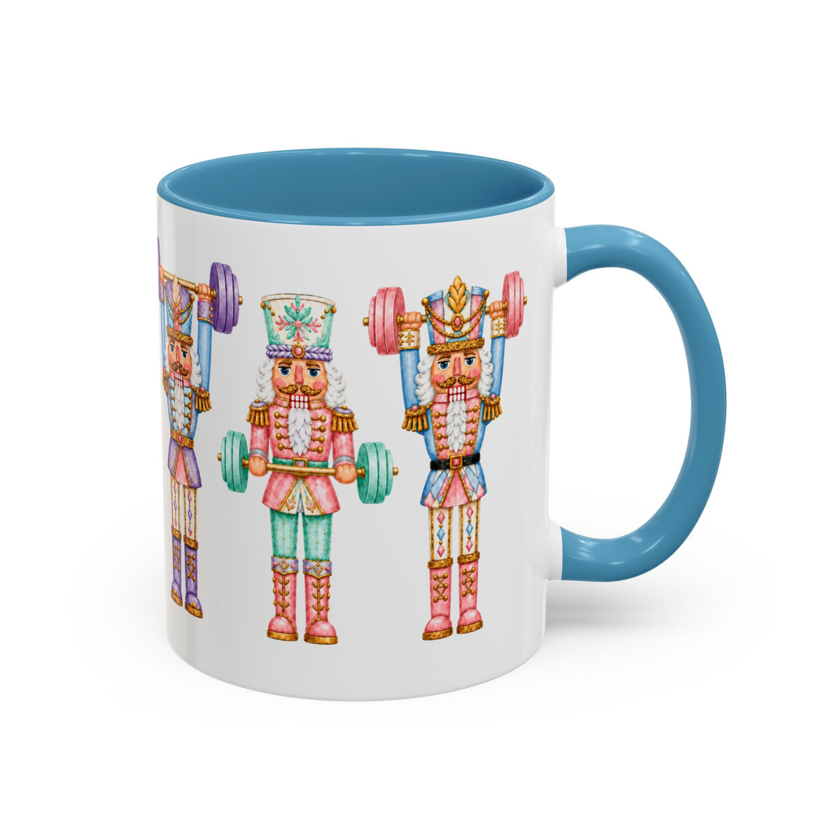 Nutcracker Christmas Weightlifting Mug