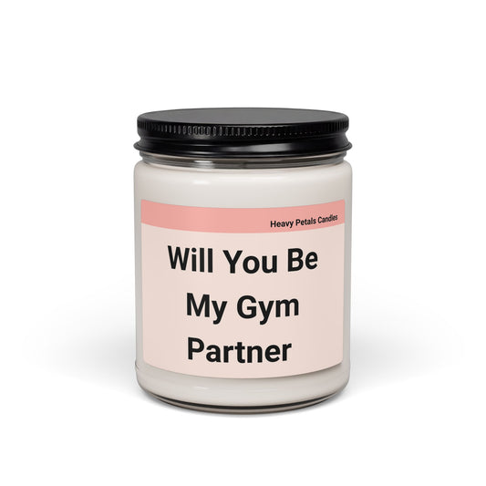Be My Gym Partner Scented Candle