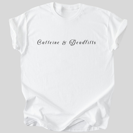 Caffeine and Deadlifts Premium Organic Cotton T-Shirt