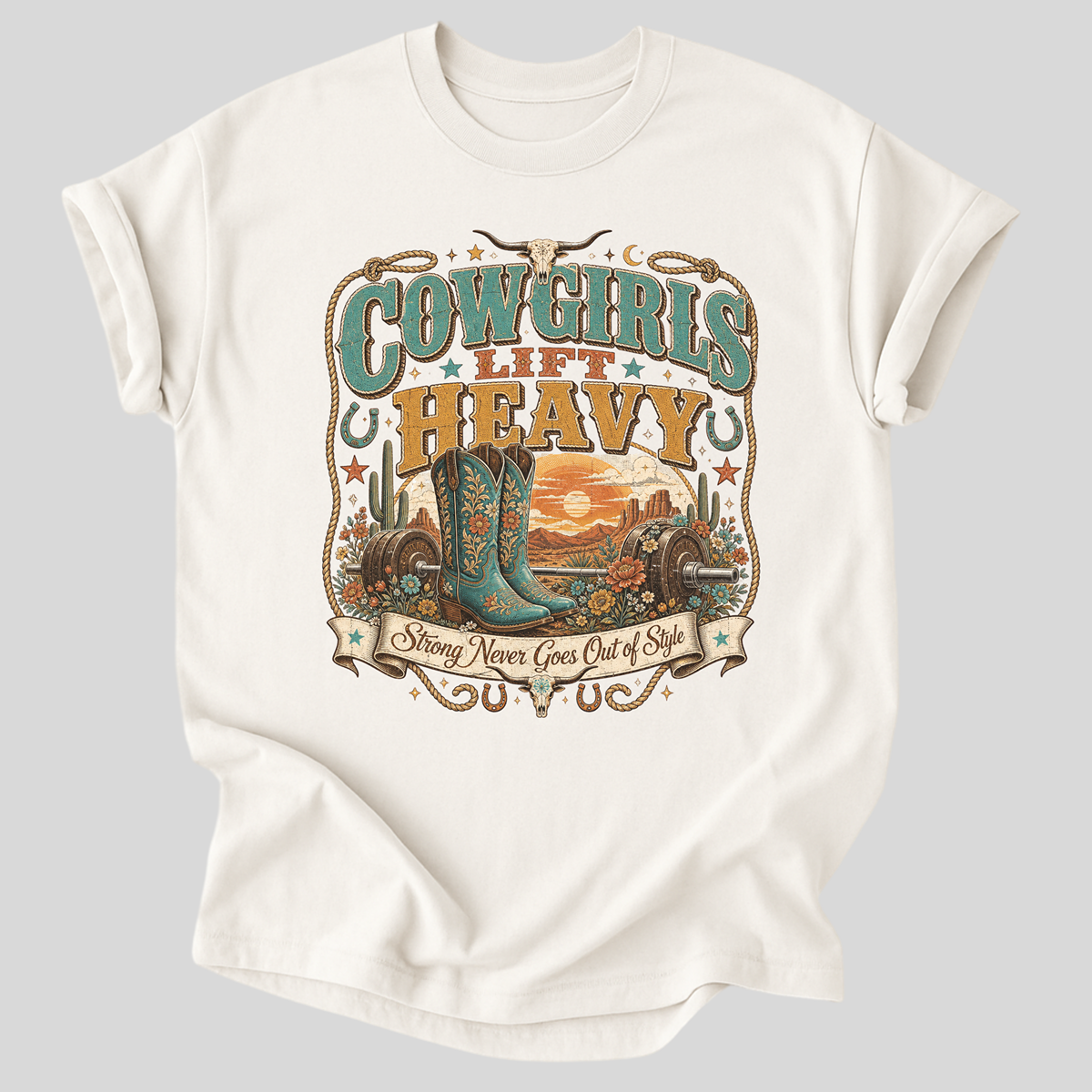Strong Cowgirl Premium Tee