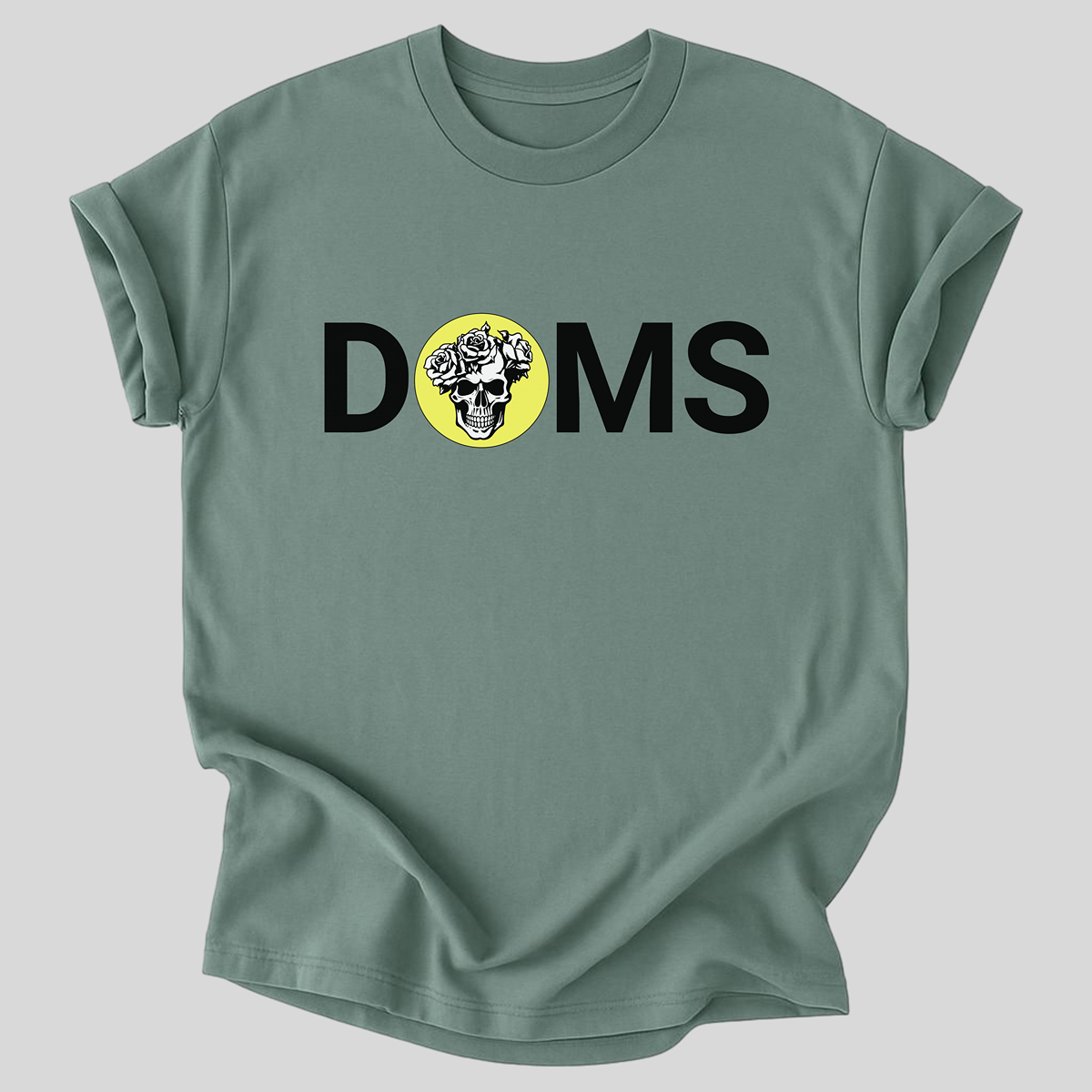 DOMS Skull Premium Organic Cotton T Shirt
