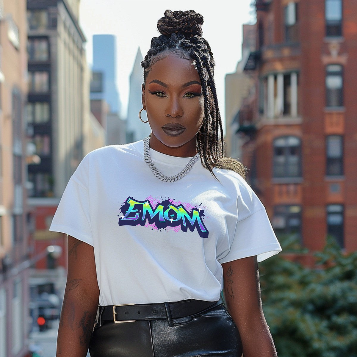 EMOM Graffiti Premium Cotton T-Shirt