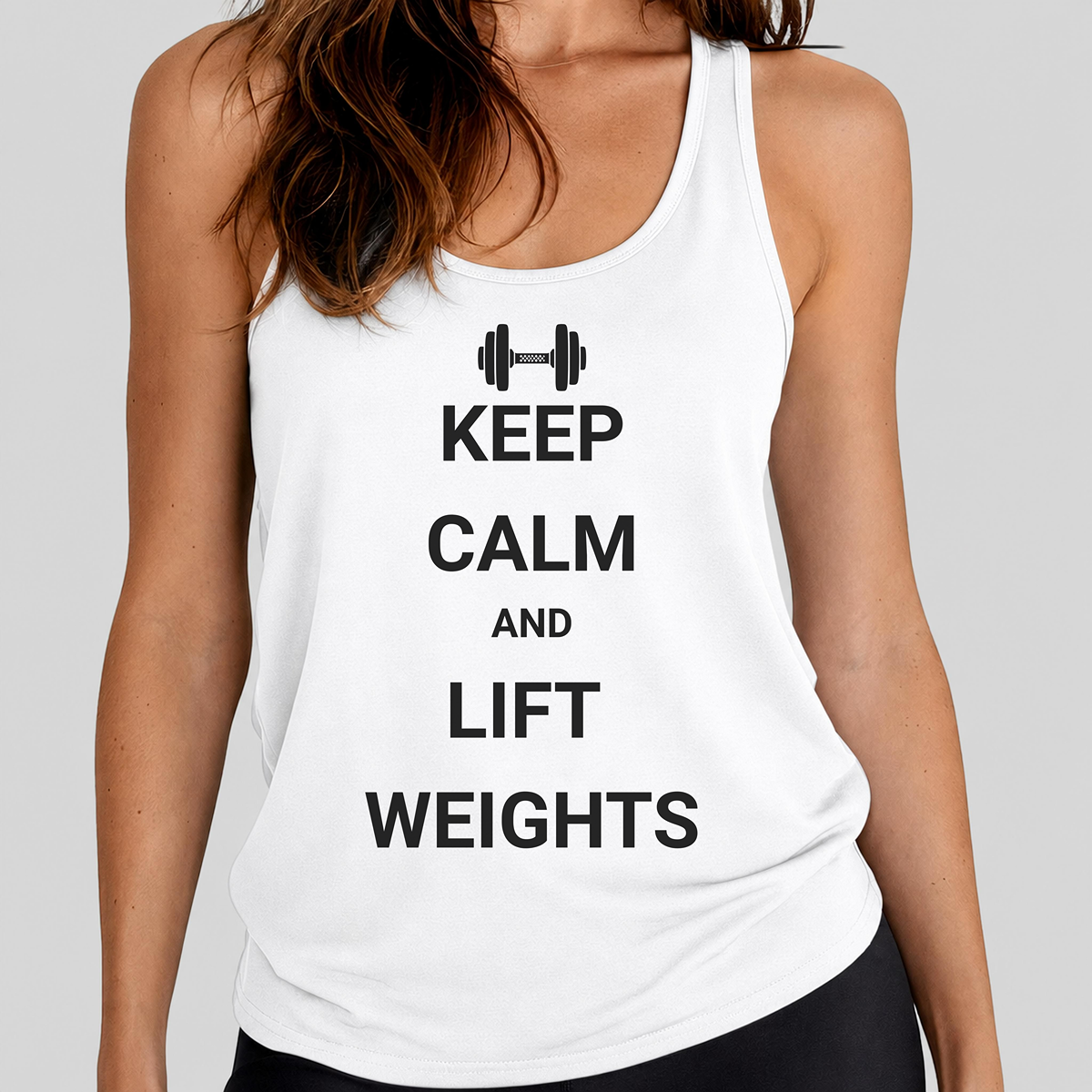 Keep Calm Gym Tank