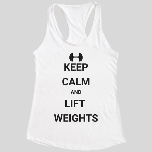 Keep Calm Gym Tank