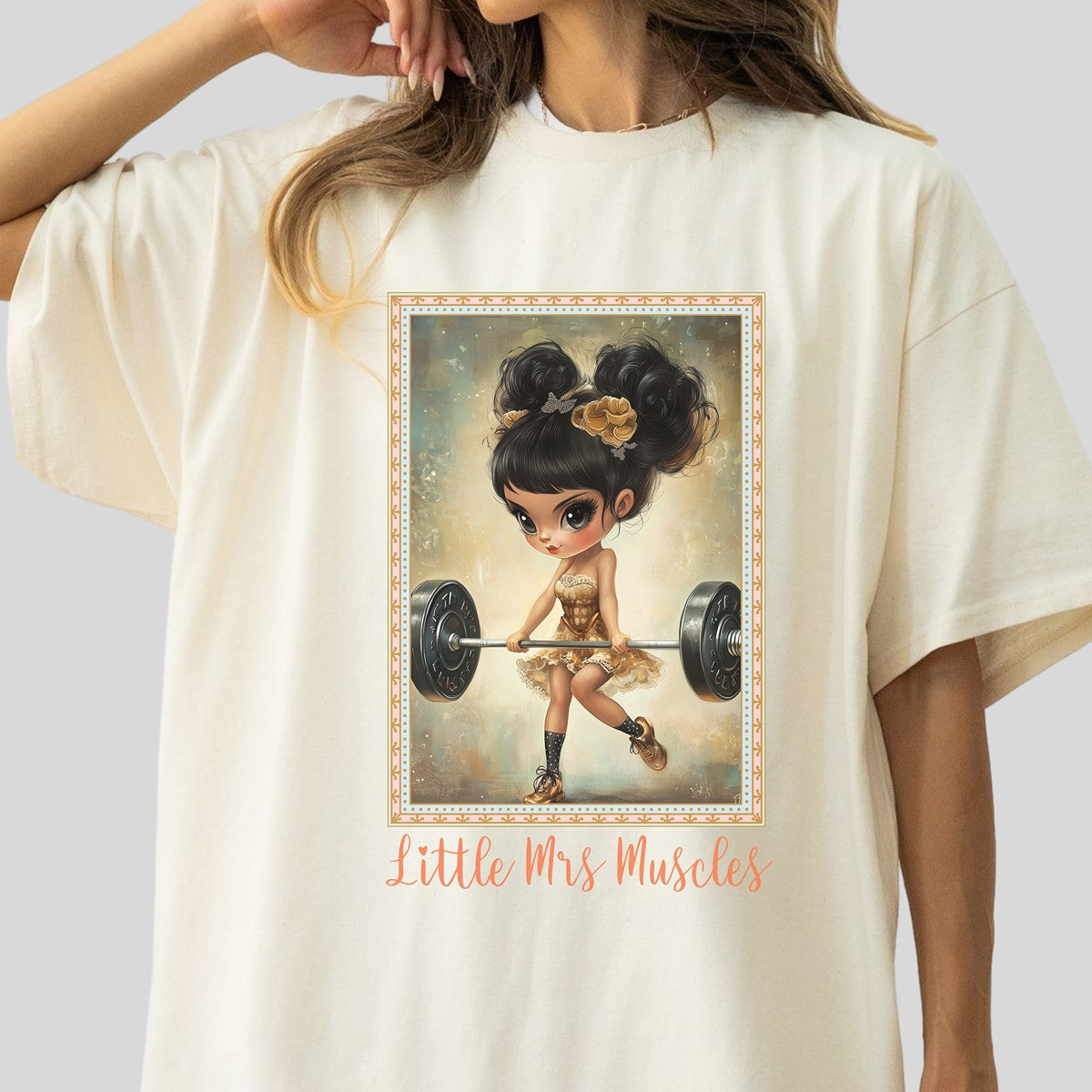 Little Mrs Muscles Premium Tee