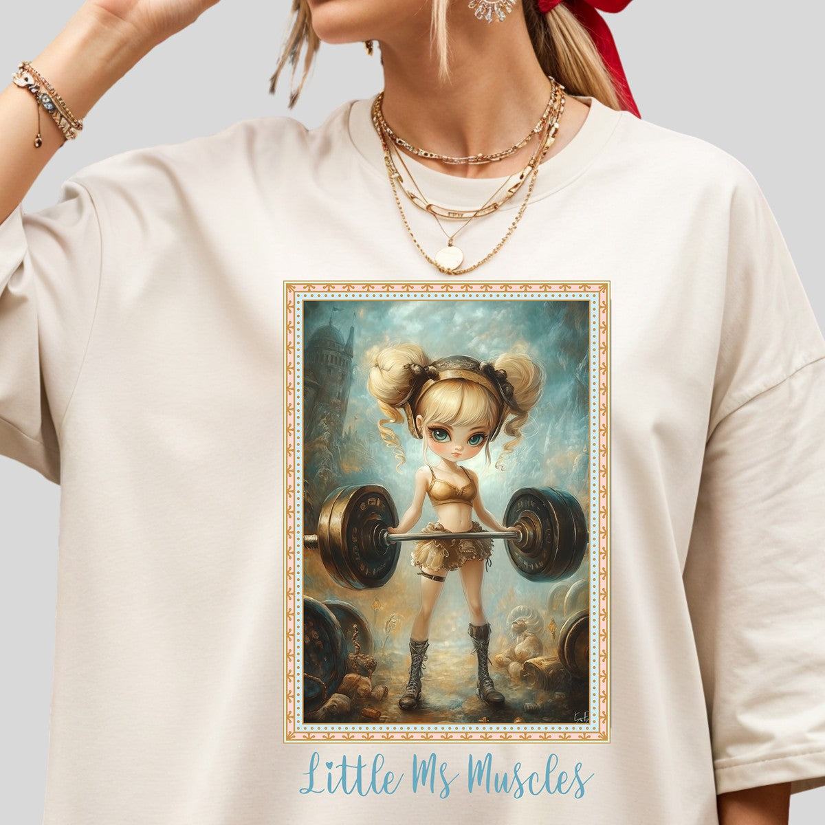 Little Ms. Muscles Premium Tee