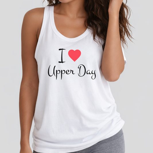 I Love Upper Day Women's Gym Tank