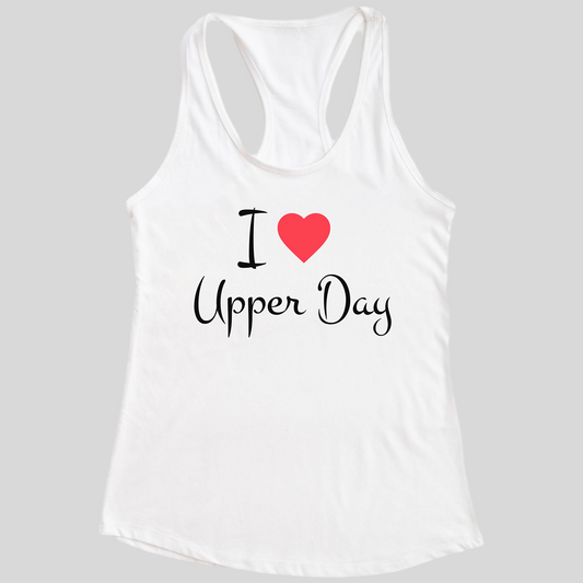 I Love Upper Day Women's Gym Tank