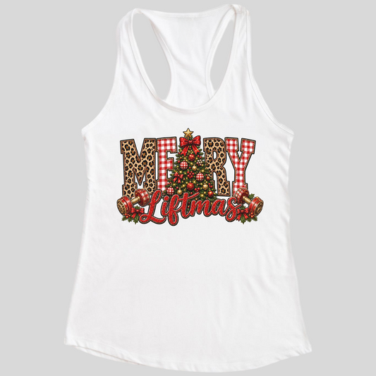 Merry Liftmas Christmas Gym Tank