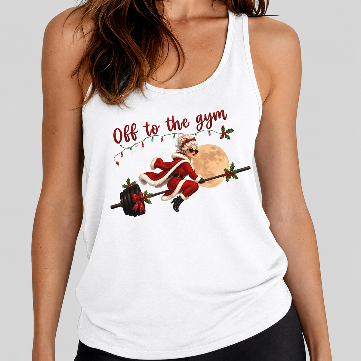 Christmas Off To The Gym Tank