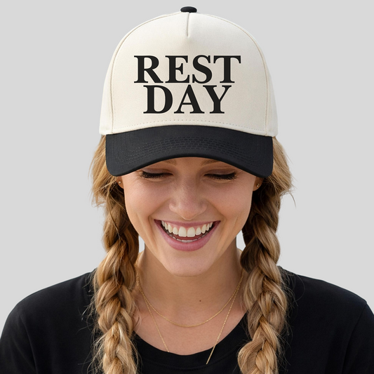Rest Day Embroidered Hat