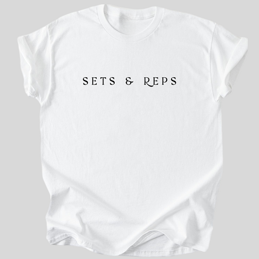 Sets and Reps Premium Cotton T-Shirt
