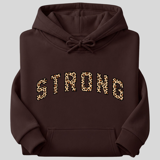 Strong Leopard Cozy Hoodie