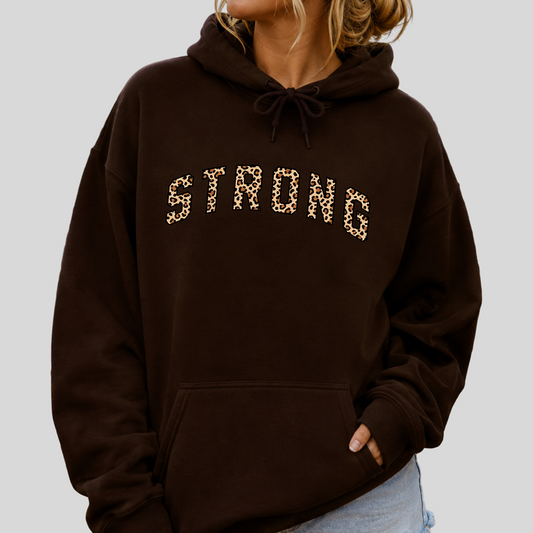 Strong Leopard Cozy Hoodie