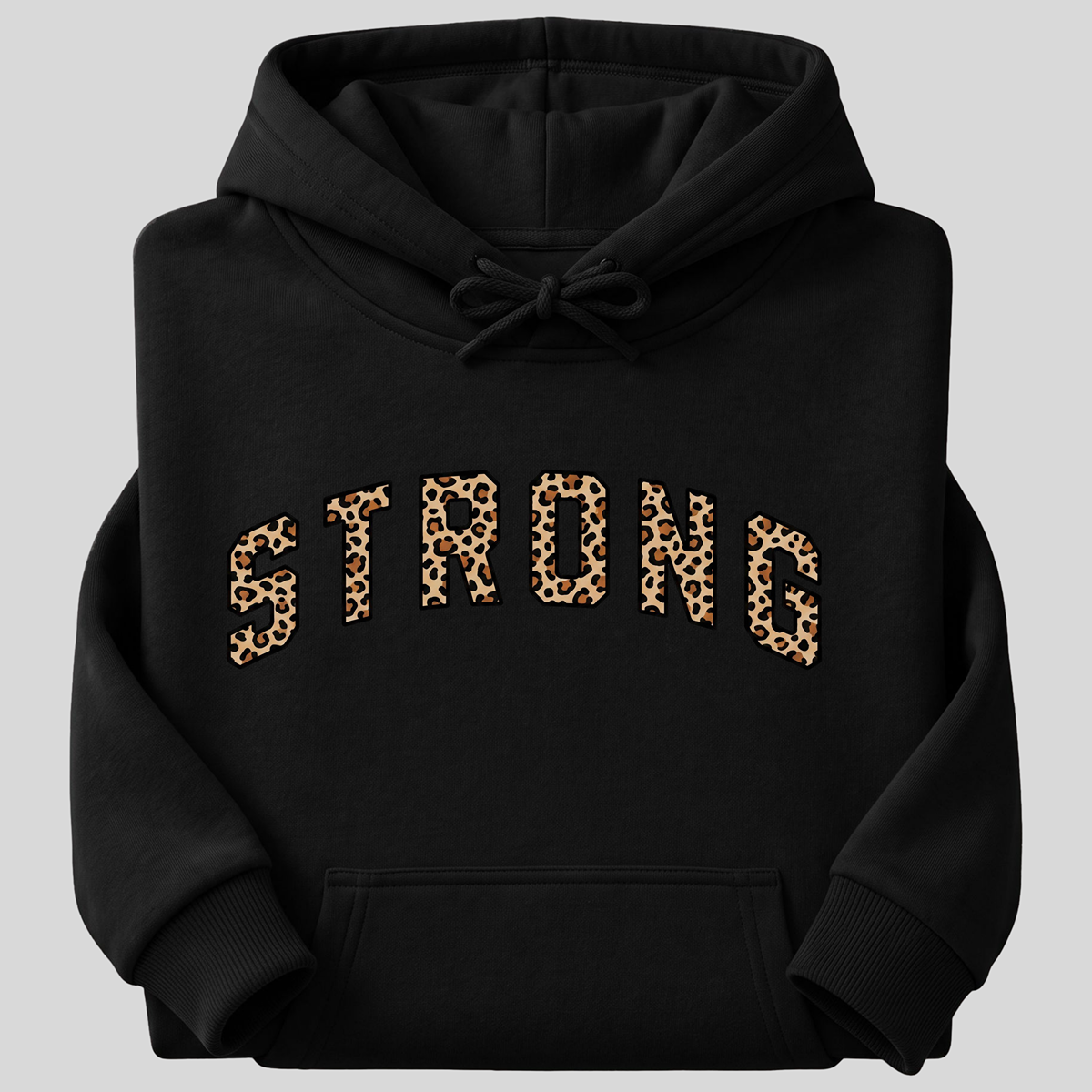 Strong Leopard Cozy Hoodie