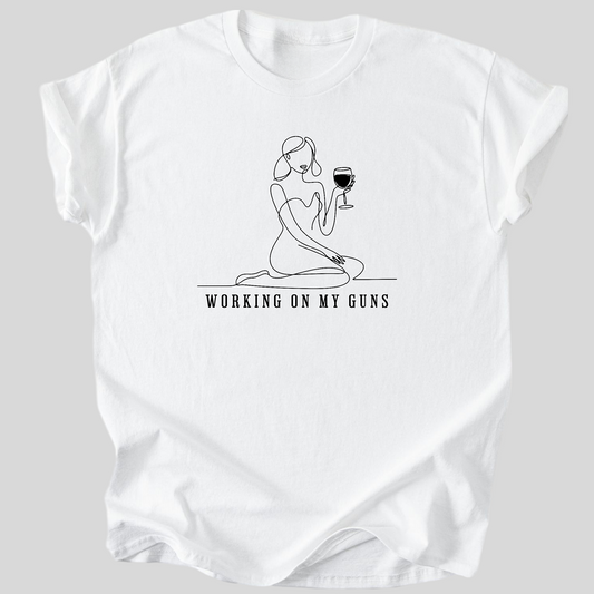 Working on My Guns Premium Organic Cotton T-Shirt