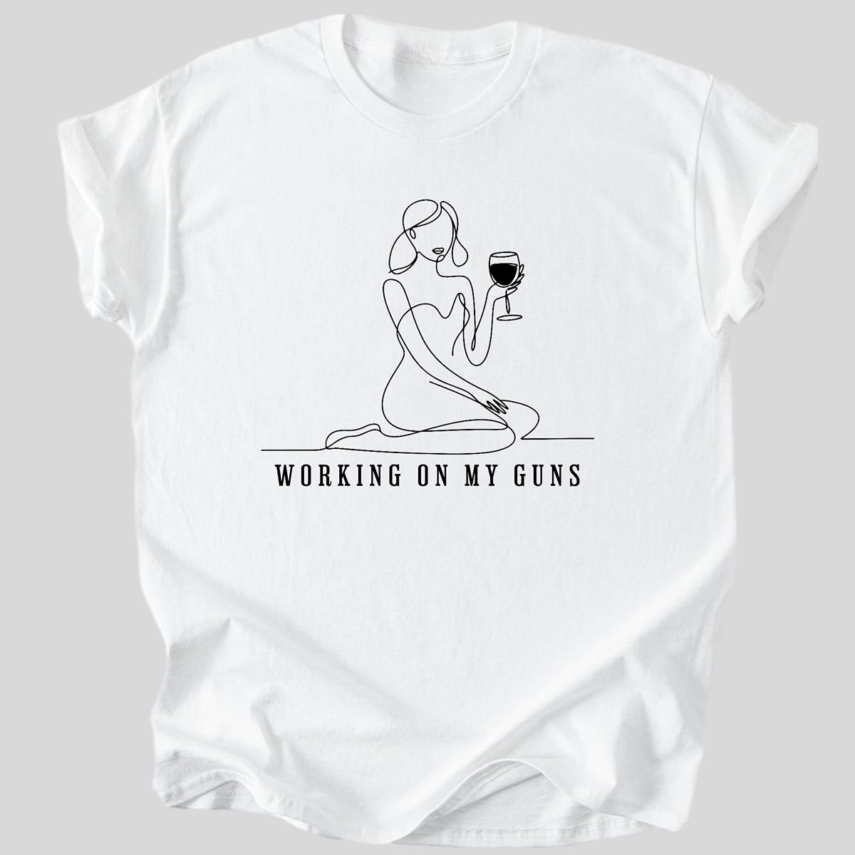 Working on Guns Premium Tee