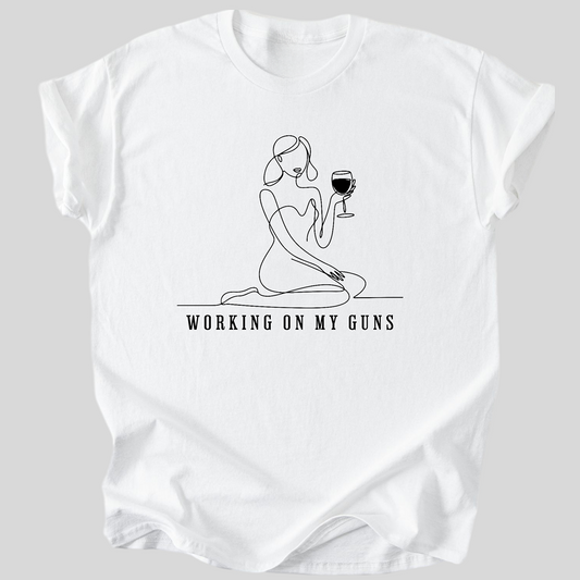 Working on Guns Premium Tee