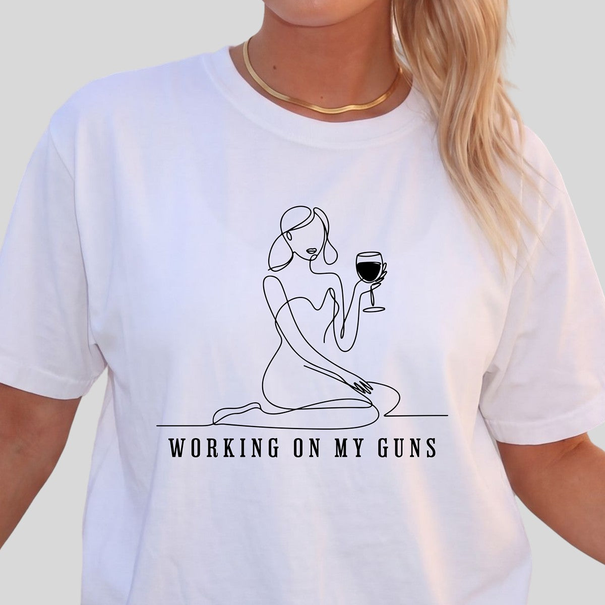 Working on Guns Premium Tee