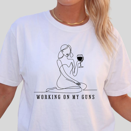 Working on Guns Premium Tee